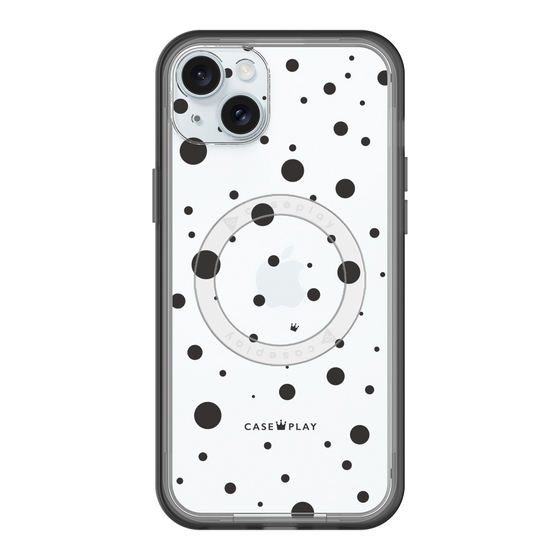 スリムプロテクションプレミアムケース with MagSafe［ Dippin dots Black - ディッピンドッツ ブラック ］
