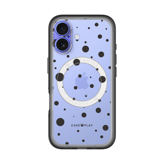スリムプロテクションプレミアムケース with MagSafe［ Dippin dots Black - ディッピンドッツ ブラック ］