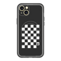 スリムプロテクションプレミアムケース with MagSafe［ Racing checkered flag - レーシングチェッカーフラッグ ］