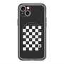 スリムプロテクションプレミアムケース with MagSafe［ Racing checkered flag - レーシングチェッカーフラッグ ］