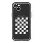 スリムプロテクションプレミアムケース with MagSafe［ Racing checkered flag - レーシングチェッカーフラッグ ］