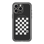 スリムプロテクションプレミアムケース with MagSafe［ Racing checkered flag - レーシングチェッカーフラッグ ］