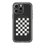 スリムプロテクションプレミアムケース with MagSafe［ Racing checkered flag - レーシングチェッカーフラッグ ］