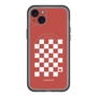スリムプロテクションプレミアムケース with MagSafe［ Racing checkered flag Red - レーシングチェッカーフラッグ レッド ］
