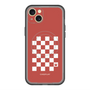 スリムプロテクションプレミアムケース with MagSafe［ Racing checkered flag Red - レーシングチェッカーフラッグ レッド ］