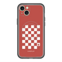 スリムプロテクションプレミアムケース with MagSafe［ Racing checkered flag Red - レーシングチェッカーフラッグ レッド ］