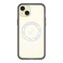 スリムプロテクションプレミアムケース with MagSafe［ Racing checkered flag White - レーシングチェッカーフラッグ ホワイト ］