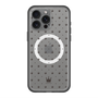 スリムプロテクションプレミアムケース with MagSafe［ CASEPLAY Crown dots Black - ケースプレイ・クラウン・ドッツ ブラック ］