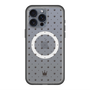 スリムプロテクションプレミアムケース with MagSafe［ CASEPLAY Crown dots Black - ケースプレイ・クラウン・ドッツ ブラック ］