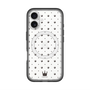 スリムプロテクションプレミアムケース with MagSafe［ CASEPLAY Crown dots Black - ケースプレイ・クラウン・ドッツ ブラック ］