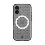 スリムプロテクションプレミアムケース with MagSafe［ CASEPLAY Crown dots Black - ケースプレイ・クラウン・ドッツ ブラック ］