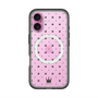 スリムプロテクションプレミアムケース with MagSafe［ CASEPLAY Crown dots Black - ケースプレイ・クラウン・ドッツ ブラック ］