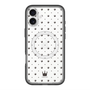 スリムプロテクションプレミアムケース with MagSafe［ CASEPLAY Crown dots Black - ケースプレイ・クラウン・ドッツ ブラック ］