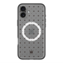 スリムプロテクションプレミアムケース with MagSafe［ CASEPLAY Crown dots Black - ケースプレイ・クラウン・ドッツ ブラック ］