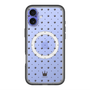 スリムプロテクションプレミアムケース with MagSafe［ CASEPLAY Crown dots Black - ケースプレイ・クラウン・ドッツ ブラック ］