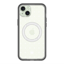 スリムプロテクションプレミアムケース with MagSafe［ CASEPLAY Crown dots White - ケースプレイ・クラウン・ドッツ ホワイト ］