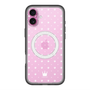 スリムプロテクションプレミアムケース with MagSafe［ CASEPLAY Crown dots White - ケースプレイ・クラウン・ドッツ ホワイト ］