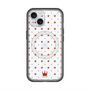 スリムプロテクションプレミアムケース with MagSafe［ CASEPLAY Crown dots Red - ケースプレイ・クラウン・ドッツ レッド ］