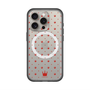 スリムプロテクションプレミアムケース with MagSafe［ CASEPLAY Crown dots Red - ケースプレイ・クラウン・ドッツ レッド ］
