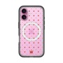 スリムプロテクションプレミアムケース with MagSafe［ CASEPLAY Crown dots Red - ケースプレイ・クラウン・ドッツ レッド ］