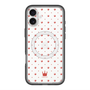 スリムプロテクションプレミアムケース with MagSafe［ CASEPLAY Crown dots Red - ケースプレイ・クラウン・ドッツ レッド ］