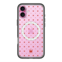 スリムプロテクションプレミアムケース with MagSafe［ CASEPLAY Crown dots Red - ケースプレイ・クラウン・ドッツ レッド ］