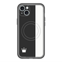 スリムプロテクションプレミアムケース with MagSafe［ CASEPLAY Bi-Colors Black & White - ケースプレイ・バイカラー ブラック＆ホワイト ］