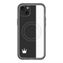 スリムプロテクションプレミアムケース with MagSafe［ CASEPLAY Bi-Colors Black & White - ケースプレイ・バイカラー ブラック＆ホワイト ］