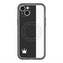 スリムプロテクションプレミアムケース with MagSafe［ CASEPLAY Bi-Colors Black & White - ケースプレイ・バイカラー ブラック＆ホワイト ］