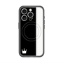 スリムプロテクションプレミアムケース with MagSafe［ CASEPLAY Bi-Colors Black & White - ケースプレイ・バイカラー ブラック＆ホワイト ］