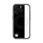 スリムプロテクションプレミアムケース with MagSafe［ CASEPLAY Bi-Colors Black & White - ケースプレイ・バイカラー ブラック＆ホワイト ］