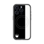 スリムプロテクションプレミアムケース with MagSafe［ CASEPLAY Bi-Colors Black & White - ケースプレイ・バイカラー ブラック＆ホワイト ］