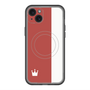 スリムプロテクションプレミアムケース with MagSafe［ CASEPLAY Bi-Colors Red & White - ケースプレイ・バイカラー レッド＆ホワイト ］