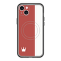 スリムプロテクションプレミアムケース with MagSafe［ CASEPLAY Bi-Colors Red & White - ケースプレイ・バイカラー レッド＆ホワイト ］