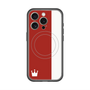 スリムプロテクションプレミアムケース with MagSafe［ CASEPLAY Bi-Colors Red & White - ケースプレイ・バイカラー レッド＆ホワイト ］