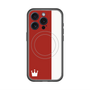 スリムプロテクションプレミアムケース with MagSafe［ CASEPLAY Bi-Colors Red & White - ケースプレイ・バイカラー レッド＆ホワイト ］