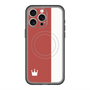 スリムプロテクションプレミアムケース with MagSafe［ CASEPLAY Bi-Colors Red & White - ケースプレイ・バイカラー レッド＆ホワイト ］