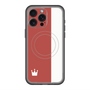 スリムプロテクションプレミアムケース with MagSafe［ CASEPLAY Bi-Colors Red & White - ケースプレイ・バイカラー レッド＆ホワイト ］
