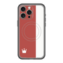 スリムプロテクションプレミアムケース with MagSafe［ CASEPLAY Bi-Colors Red & White - ケースプレイ・バイカラー レッド＆ホワイト ］