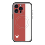 スリムプロテクションプレミアムケース with MagSafe［ CASEPLAY Bi-Colors Red & White - ケースプレイ・バイカラー レッド＆ホワイト ］