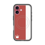 スリムプロテクションプレミアムケース with MagSafe［ CASEPLAY Bi-Colors Red & White - ケースプレイ・バイカラー レッド＆ホワイト ］