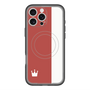 スリムプロテクションプレミアムケース with MagSafe［ CASEPLAY Bi-Colors Red & White - ケースプレイ・バイカラー レッド＆ホワイト ］
