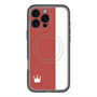 スリムプロテクションプレミアムケース with MagSafe［ CASEPLAY Bi-Colors Red & White - ケースプレイ・バイカラー レッド＆ホワイト ］