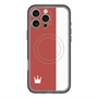 スリムプロテクションプレミアムケース with MagSafe［ CASEPLAY Bi-Colors Red & White - ケースプレイ・バイカラー レッド＆ホワイト ］