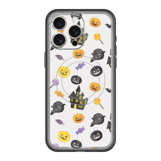 スリムプロテクションプレミアムケース with MagSafe［ Halloween Party - White ］