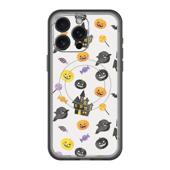 スリムプロテクションプレミアムケース with MagSafe［ Halloween Party - White ］