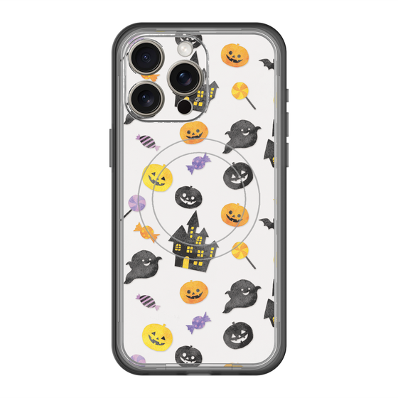 スリムプロテクションプレミアムケース with MagSafe［ Halloween Party - White ］