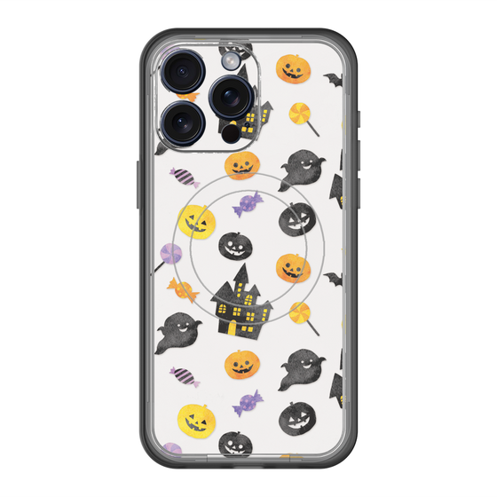 スリムプロテクションプレミアムケース with MagSafe［ Halloween Party - White ］