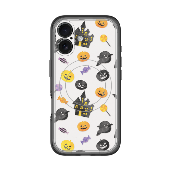 スリムプロテクションプレミアムケース with MagSafe［ Halloween Party - White ］