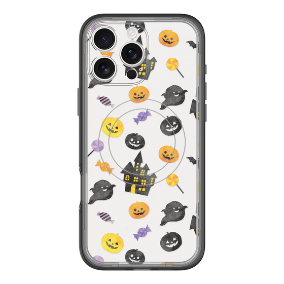 スリムプロテクションプレミアムケース with MagSafe［ Halloween Party - White ］